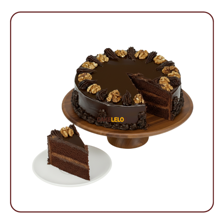 Royal Walnut Cake | Chocolate Walnut Cake in Ambaji – Cakelelo