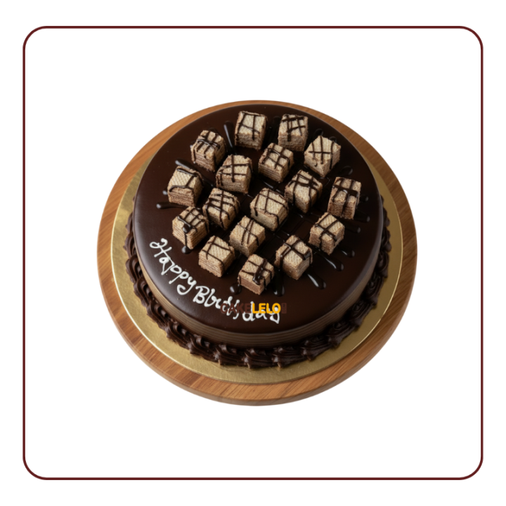 Chocolate Munch Cake in Ambaji – Crunchy & Creamy Chocolate Cake | Cakelelo