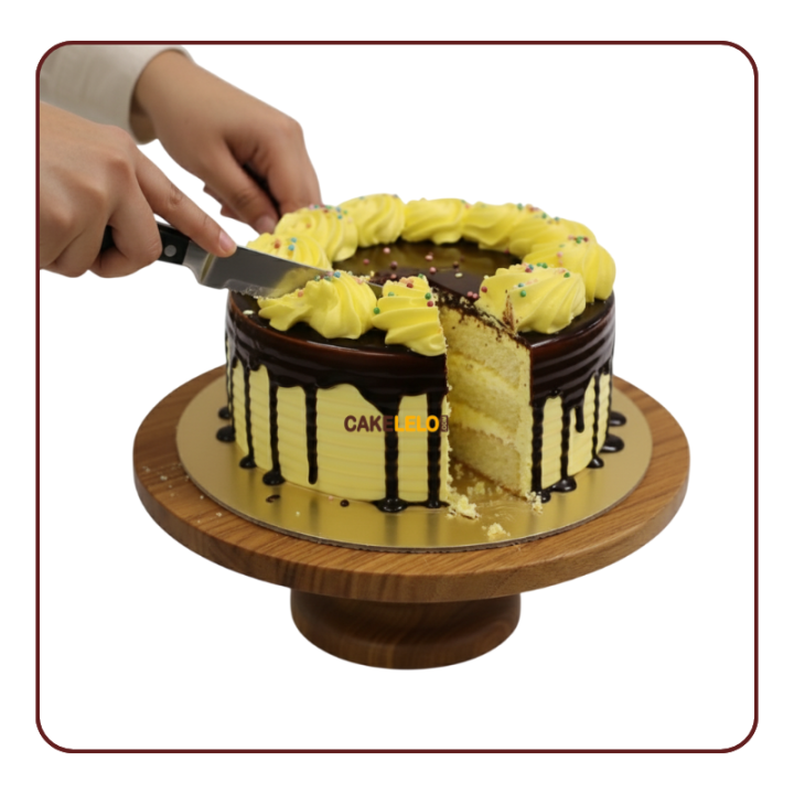 Choco Pineapple Cake in Ambaji – Chocopine Fusion Cake | Cakelelo