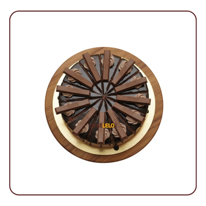 Chocolate KitKat Cake in Ambaji | Crunchy Chocolate Cake – Cakelelo