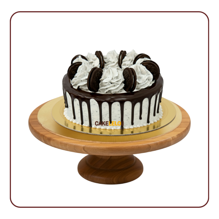 Fresh Choco Oreo Cake with Creamy Chocolate Frosting and Oreo Topping – Cakelelo