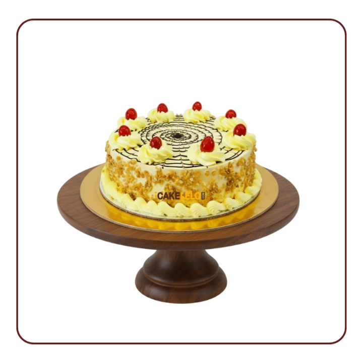 Butterscotch Cake – Freshly baked creamy cake with caramel crunch | Cakelelo.com Kudasan Gandhinagar