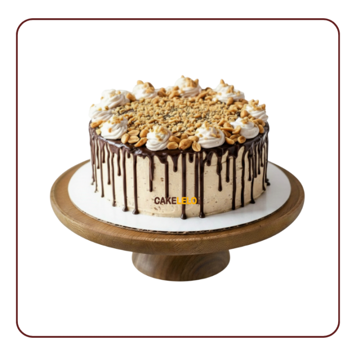 Royal Peanut Cake – Crunchy Peanut Butter Cake from Cakelelo Kudasan, Gandhinagar