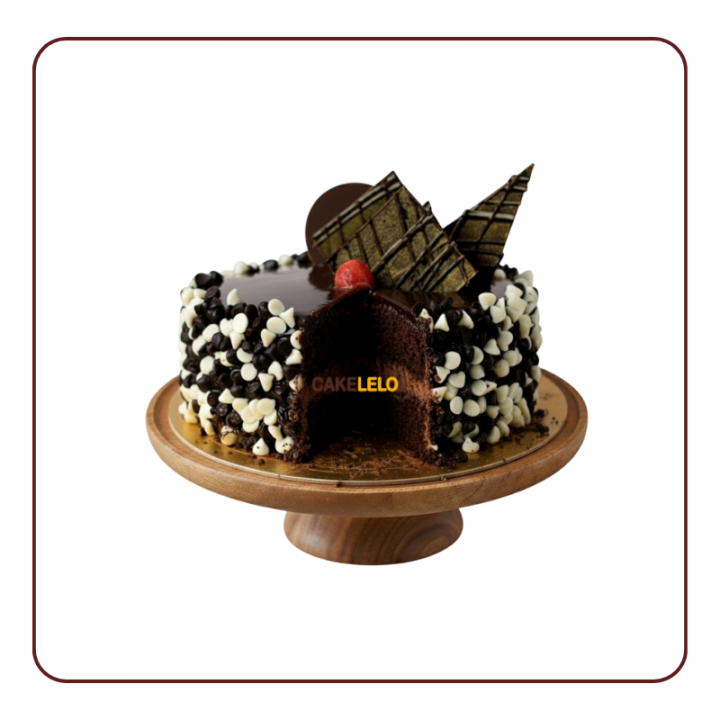 Chocolate Chips Cake in Ambaji – Moist & Crunchy Chocolate Cake | Cakelelo
