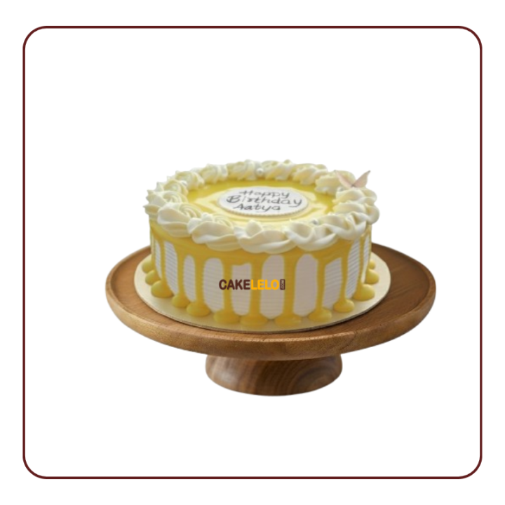 Pineapple Cake – Fresh Cream Fruit Cake from Cakelelo Kudasan, Gandhinagar