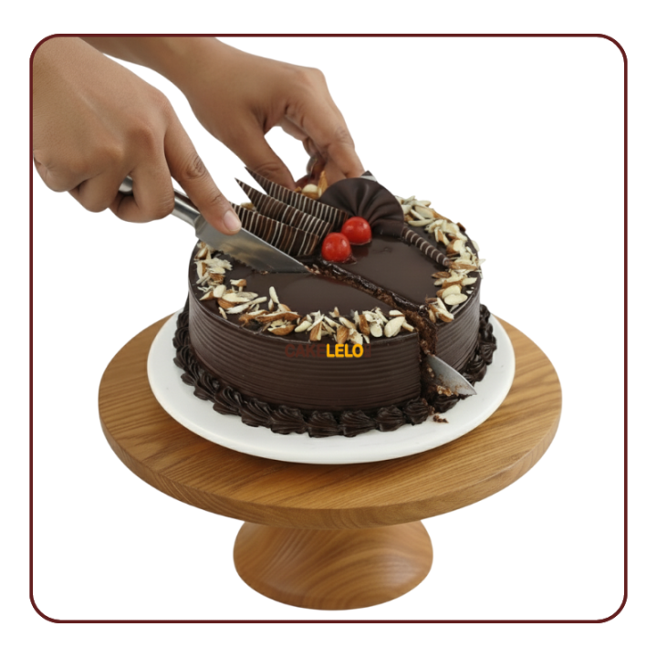 Royal Almond Cake in Khedbrahma | Premium Nutty Celebration Cake