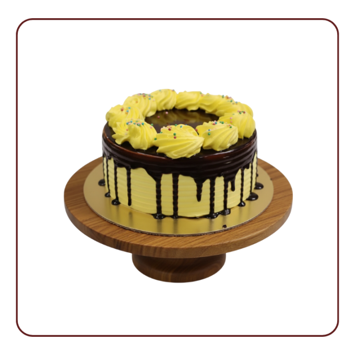 Fresh Choco Pineapple Cake – Rich chocolate layers with pineapple cream topping | Chocopine Cake Online