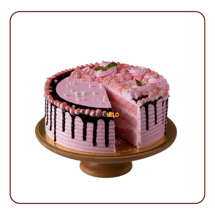 Chocolate Strawberry Cake Khedbrahma | Fresh Berry Chocolate Cake