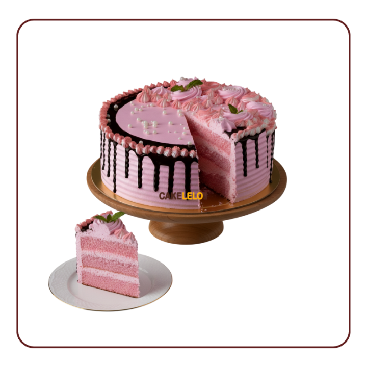 Chocolate Strawberry Cake Khedbrahma | Fresh Berry Chocolate Cake