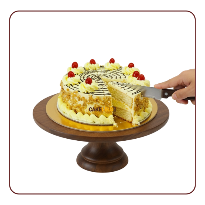 Butterscotch Cake Khedbrahma | Sweet Crunchy Caramel Cake