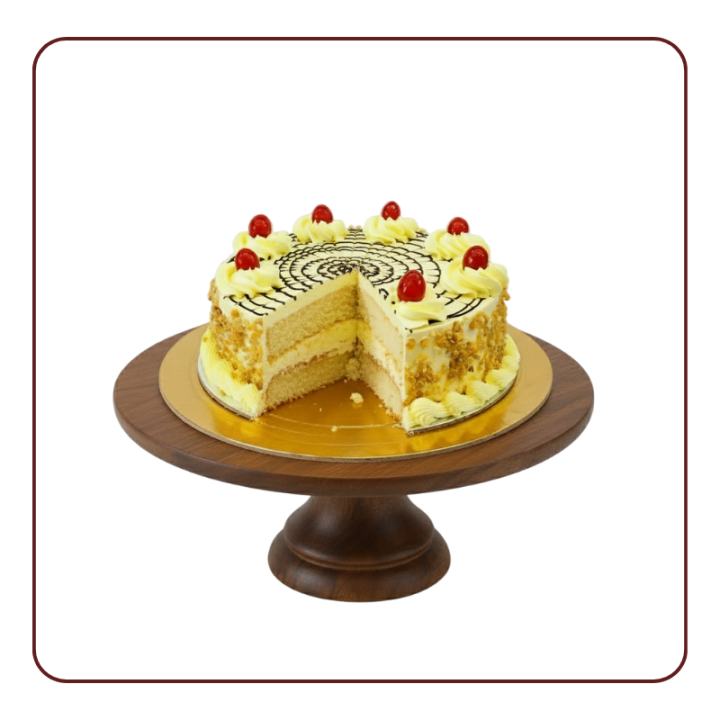 Butterscotch Cake Khedbrahma | Sweet Crunchy Caramel Cake