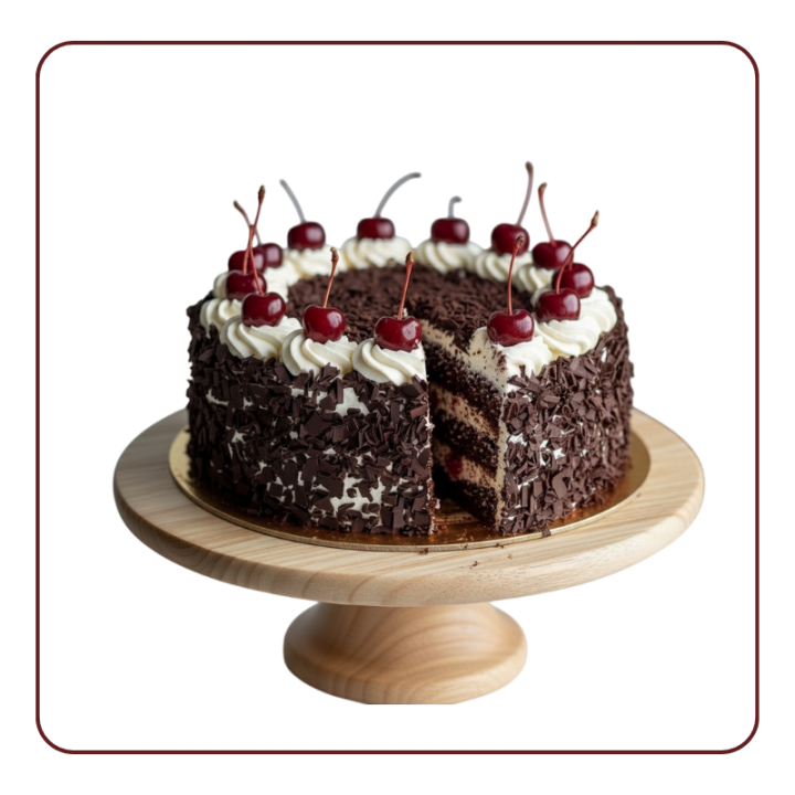 Black Forest Cake Khedbrahma | Classic Chocolate Cherry Cake