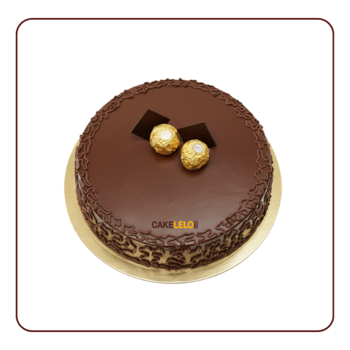 Ferrero Rocher Cake Khedbrahma | Premium Hazelnut Chocolate Cake