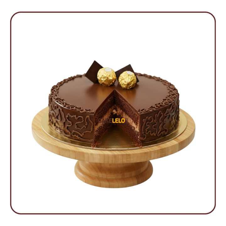 Ferrero Rocher Cake Khedbrahma | Premium Hazelnut Chocolate Cake