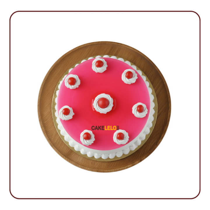 Strawberry Cake Khedbrahma | Fresh Fruit Cream Cake