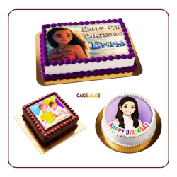 Photo Print Cake