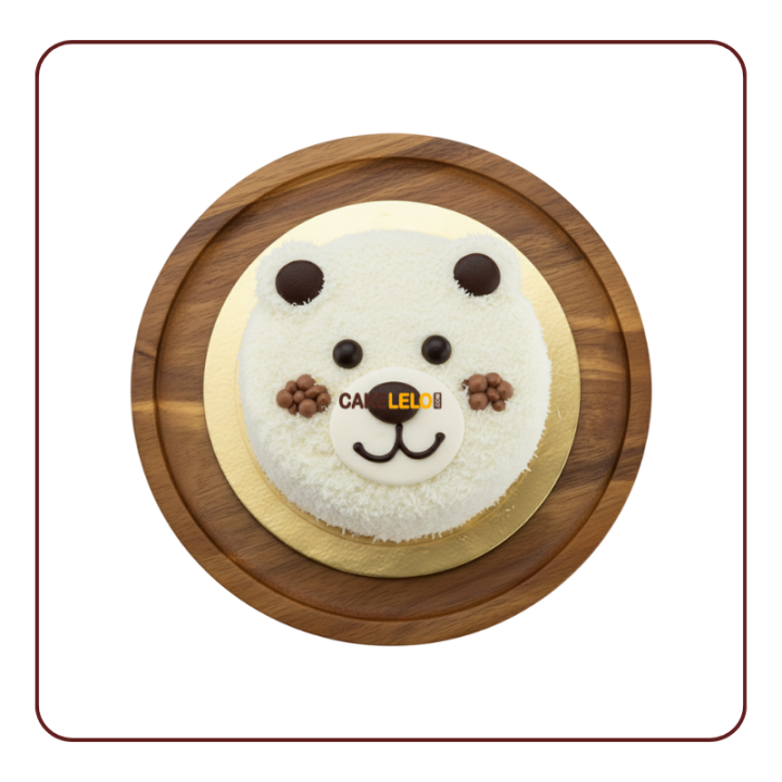 Bear Face Cake in Kudasan Gandhinagar | Custom Designer Cakes