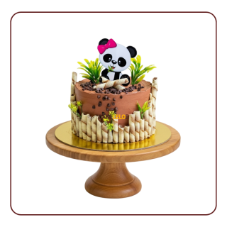 A slice of cuteness wrapped in bamboo love — meet the Bamboo Lover Bear Cake, crafted fresh for joyful celebrations in Kudasan!