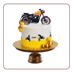 Crazy bike cake