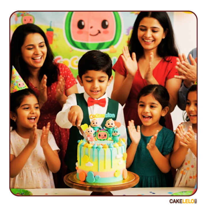 CocoMelon Friend Cake in Kudasan Gandhinagar | Kids Cartoon Cake