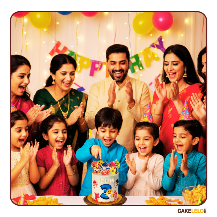 Bolo Baby Shark Cake in Kudasan Gandhinagar