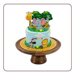 Wild Life theme cake