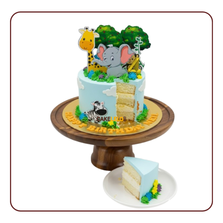 Wild Life Cake in Kudasan Gandhinagar | Nature Theme Cake