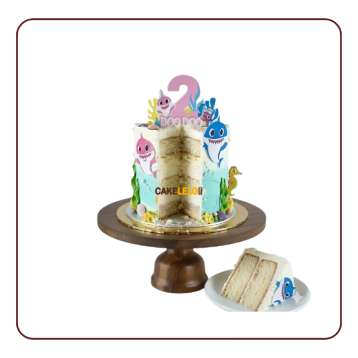 Little Bolo Fish Theme Cake in Kudasan Gandhinagar | Ocean Theme Cake