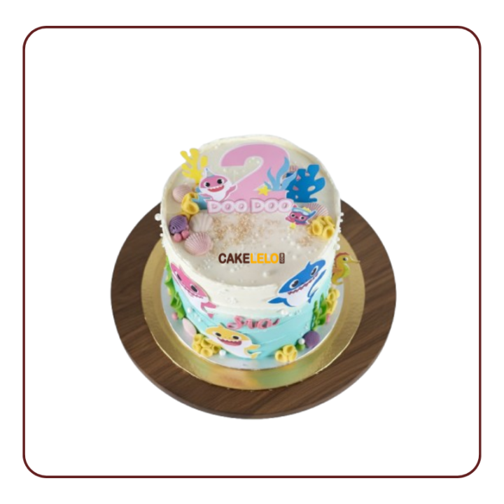 Little Bolo Fish Theme Cake in Kudasan Gandhinagar | Ocean Theme Cake