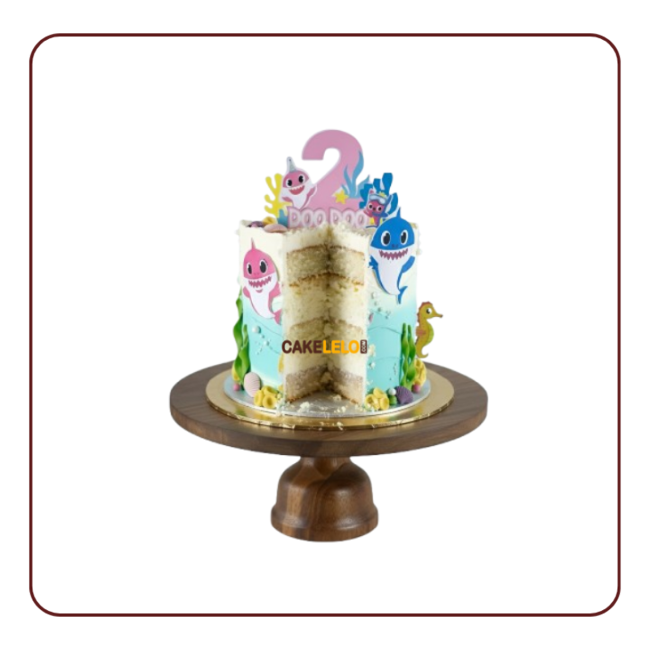 Little Bolo Fish Theme Cake in Kudasan Gandhinagar | Ocean Theme Cake