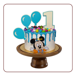 Micky Mouse Theme Cake