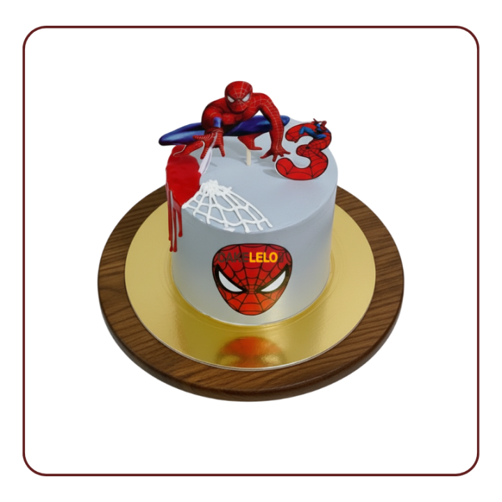 Spidey Action Pose Cake in Kudasan Gandhinagar | Superhero Kids Cake