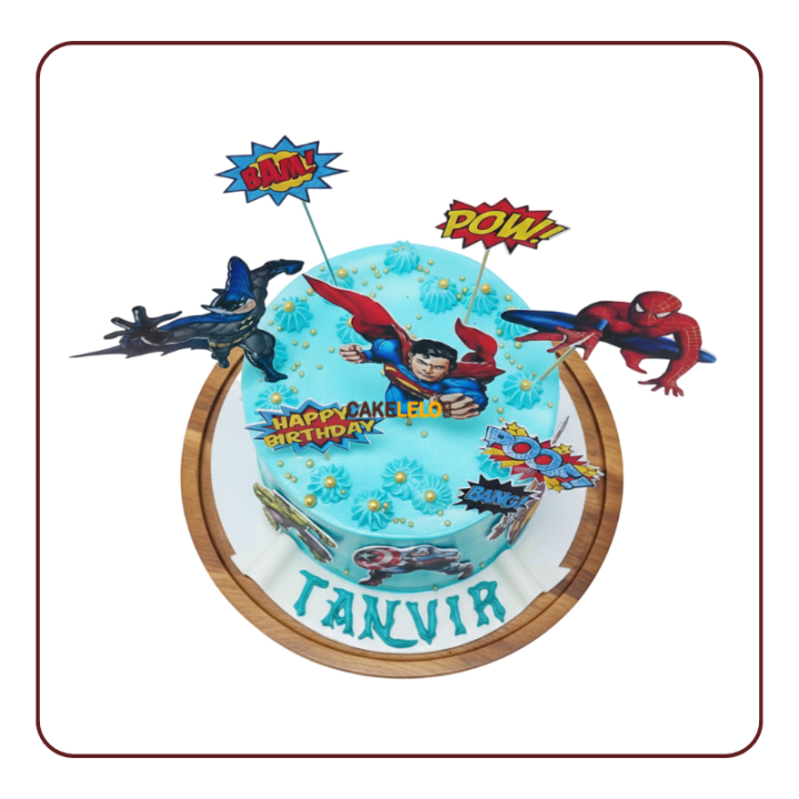 Avengers Theme Cake in Kudasan Gandhinagar | Marvel Superhero Cake