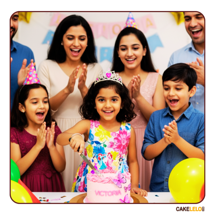 Elsa Theme Cake in Kudasan Gandhinagar | Frozen Princess Birthday Cake