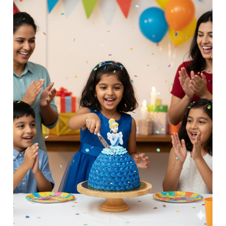 Barbie Doll Cake in Kudasan, Gandhinagar |   Cake for Girls