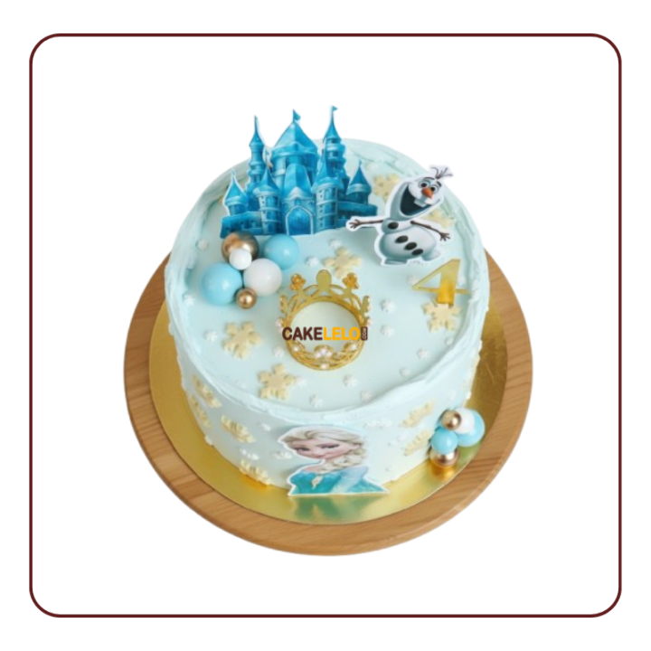 Elsa Frozen Cake in Kudasan, Gandhinagar | Magical Princess Cake
