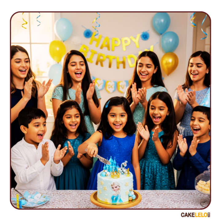 Elsa Frozen Cake in Kudasan, Gandhinagar | Magical Princess Cake