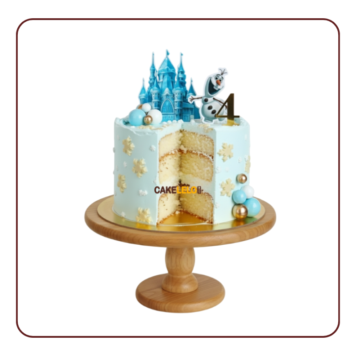 Elsa Frozen Cake in Kudasan, Gandhinagar | Magical Princess Cake