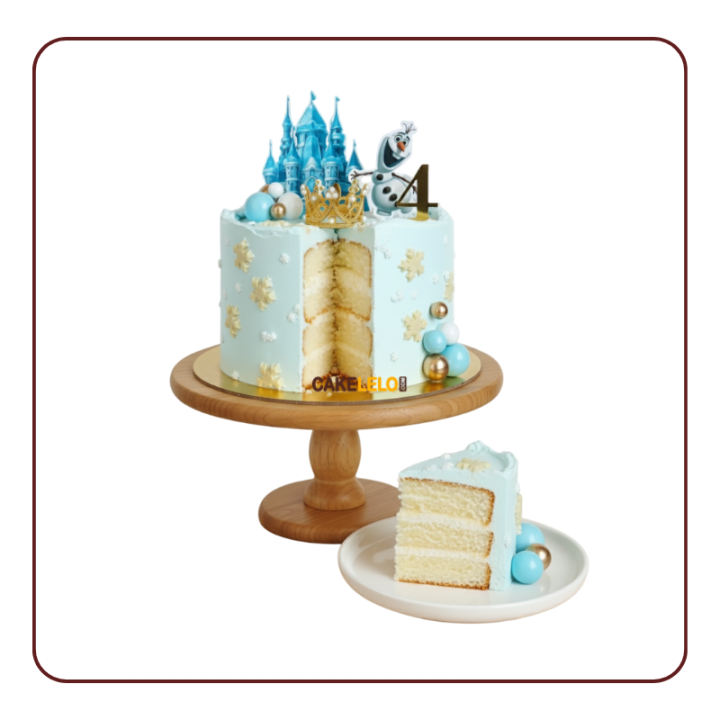 Elsa Frozen Cake in Kudasan, Gandhinagar | Magical Princess Cake