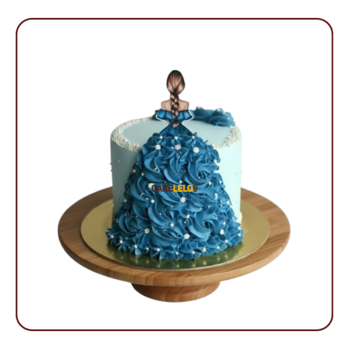 Cute Girl Theme Cake in Kudasan – A sweet, charming designer cake perfect for adorable birthday celebrations.