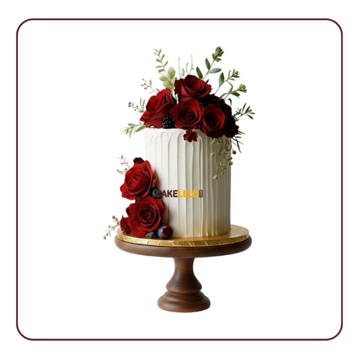 The “Forever Yours Cake” from Kudasan, Gandhinagar — a romantic creation perfect for celebrating timeless love.