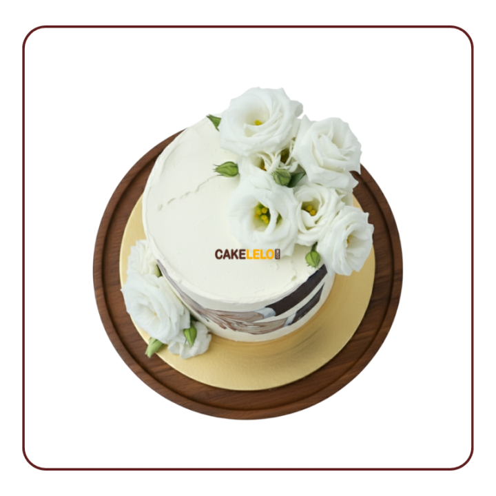 Love Blossom Engagement Cake | Best Cake Shop in  Gandhinagar