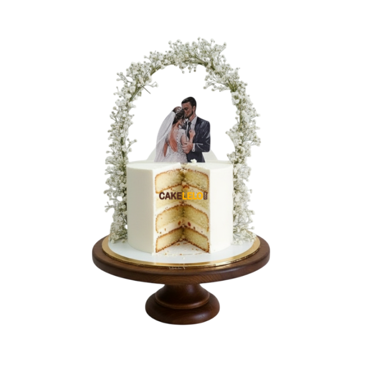Together Forever Engagement Cake | Bakery in Kudasan, Gandhinagar