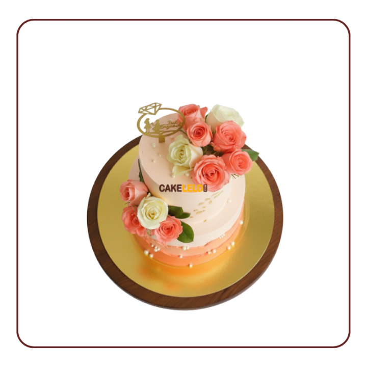 Celestial Union Wedding Cake in Kudasan | Luxury Designer Cake