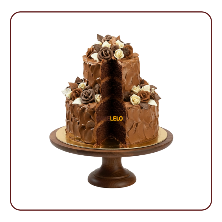 Choco Wedding Cake Delivery in Kudasan | Order Online