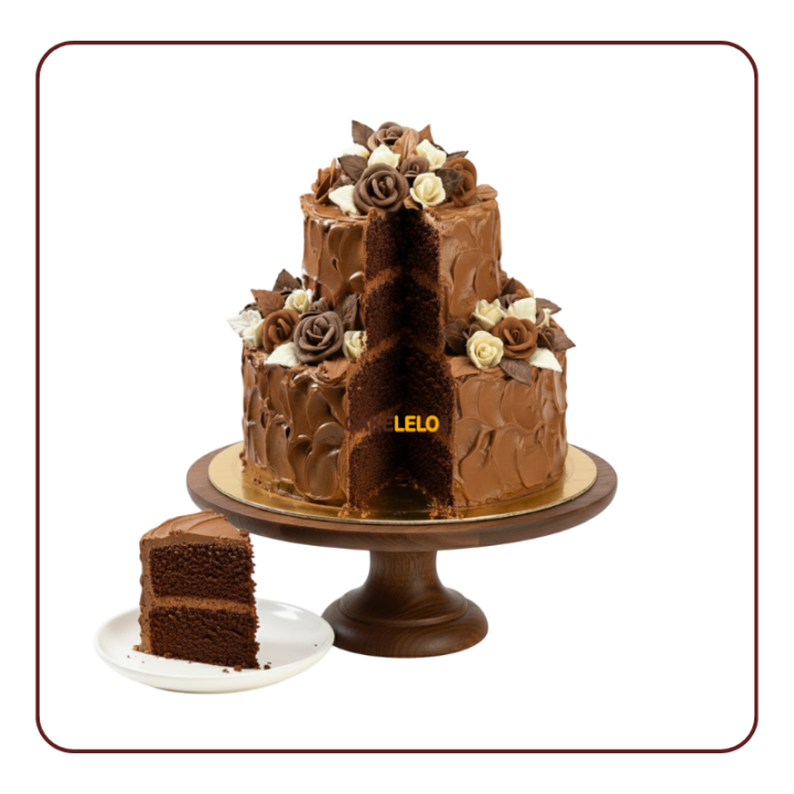 Choco Wedding Cake Delivery in Kudasan | Order Online
