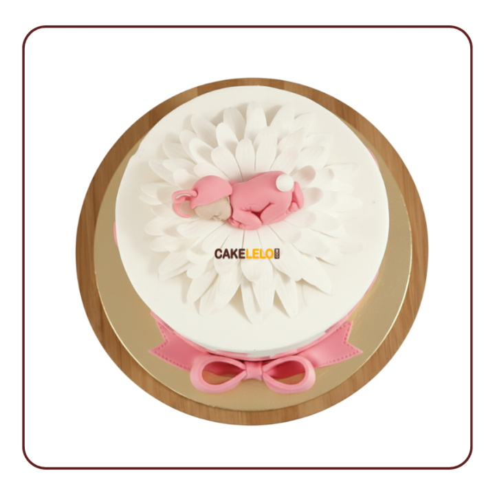 Bundle of Joy Cake Kudasan | Best Baby Shower Bakery Gandhinagar