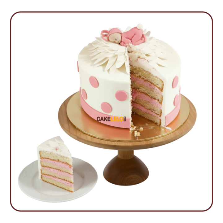 Bundle of Joy Cake Kudasan | Best Baby Shower Bakery Gandhinagar