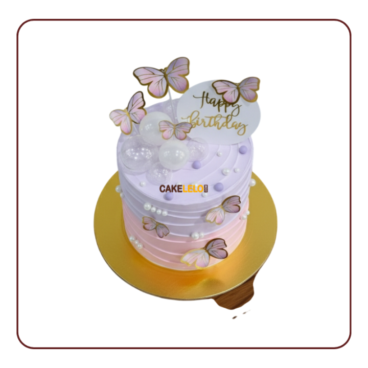 Little Star Butterfly Cake Kudasan | Gender Reveal Bakery