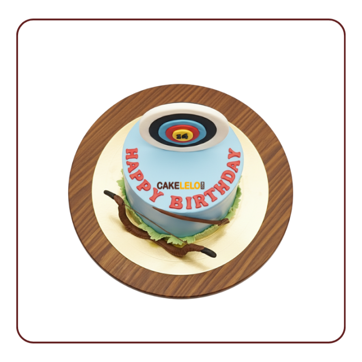 Archery Sport Cake | Custom Birthday Cakes in Kudasan, Gandhinagar